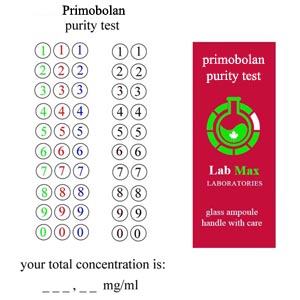 Primobolan purity test